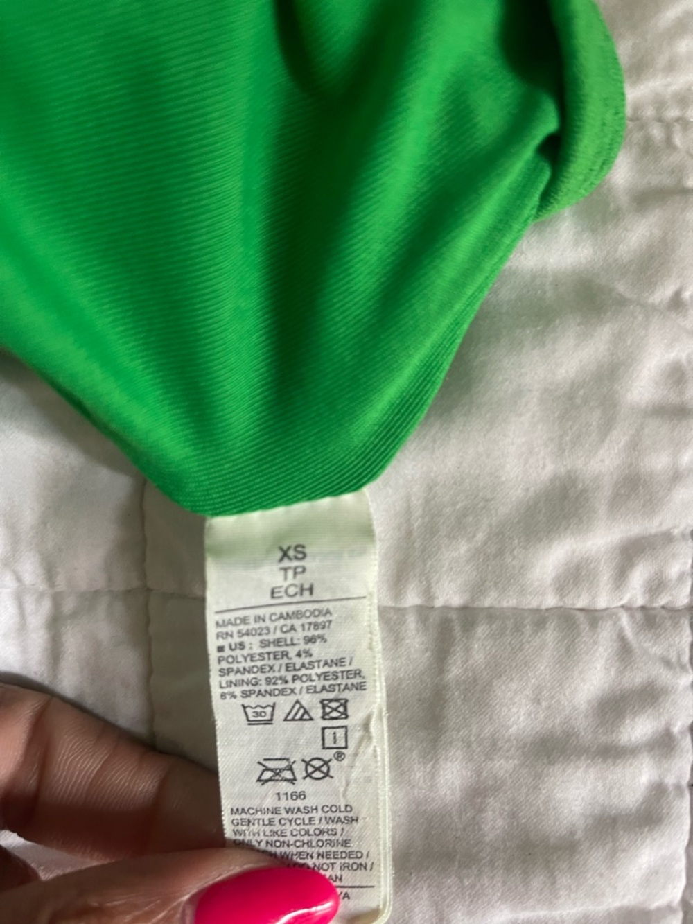 Old Navy Green Textured High-Waist Bikini Set - Picture 2 of 4